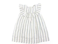 MarMar dusty blue stripe kjole Drussa